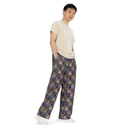 Wide-Leg Pants - Feline Fantasy