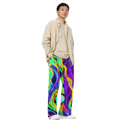 Wide-Leg Pants - Jackson Swirl