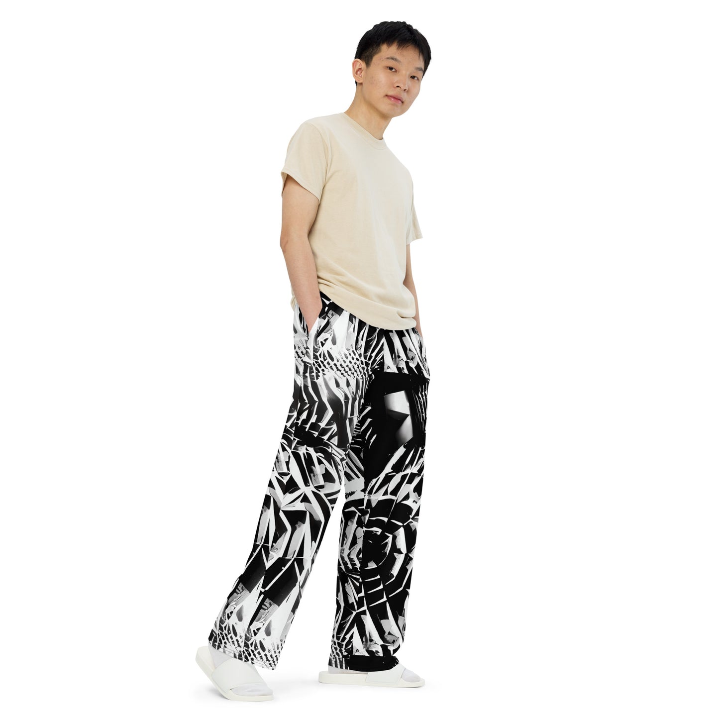 Wide-Leg Pants - Illusion Vortex