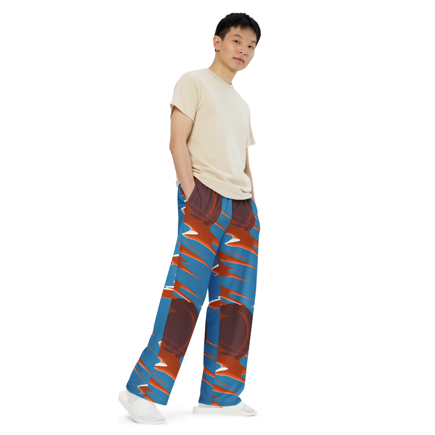Wide-Leg Pants - Desert Vortex
