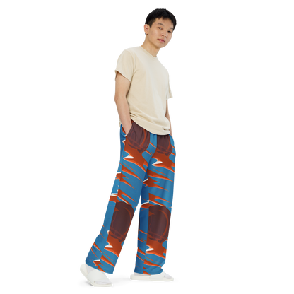 Wide-Leg Pants - Desert Vortex