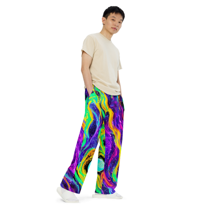 Wide-Leg Pants - Jackson Swirl