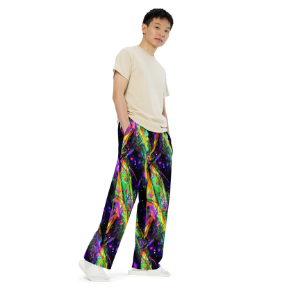 Wide-Leg Pants - Galactic Flamenco