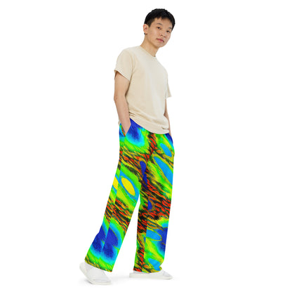 Wide-Leg Pants - Hodgkin's Blaze