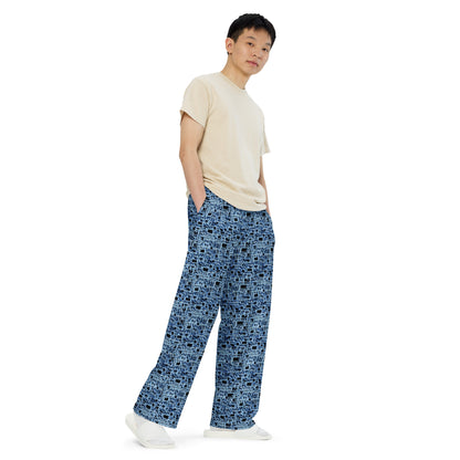 Wide-Leg Pants - Circuit Frost