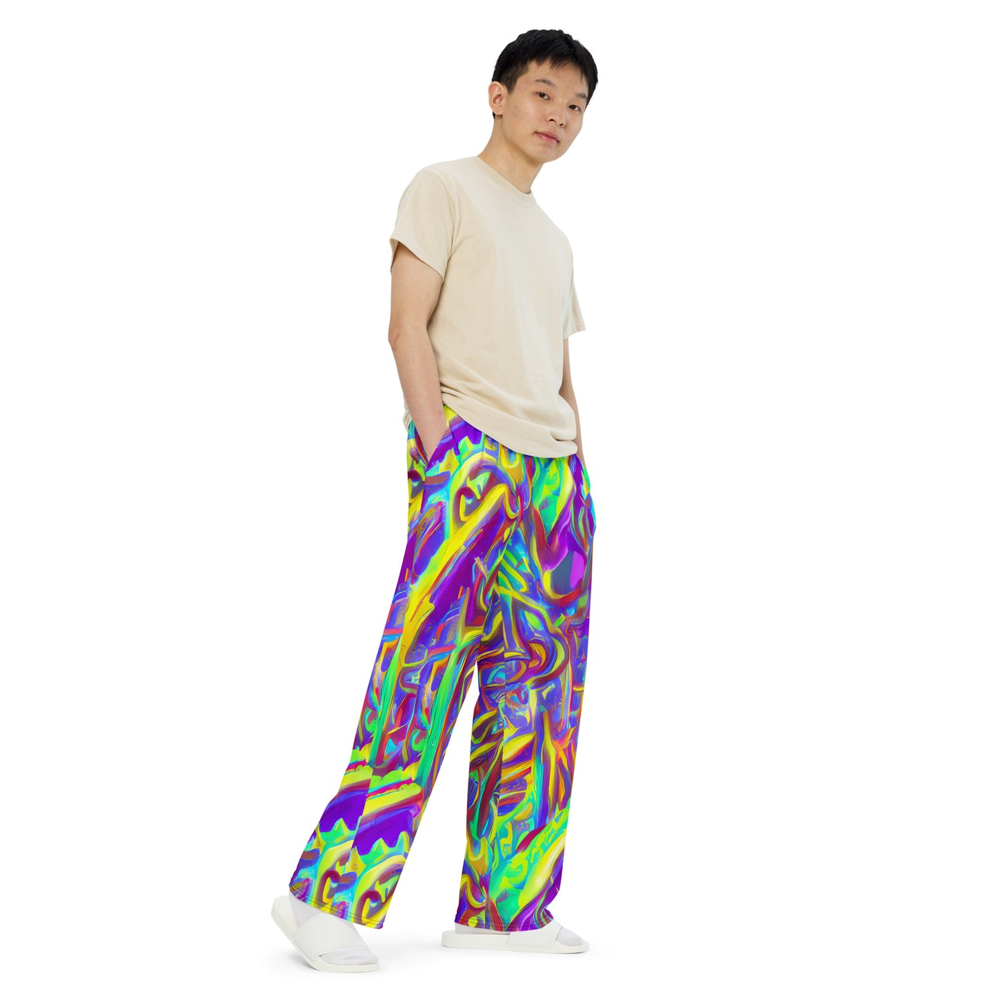 Wide-Leg Pants - Daliesque Drift