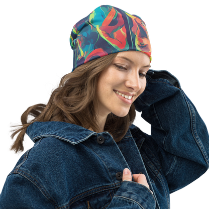 Beanie - Neon Aurora