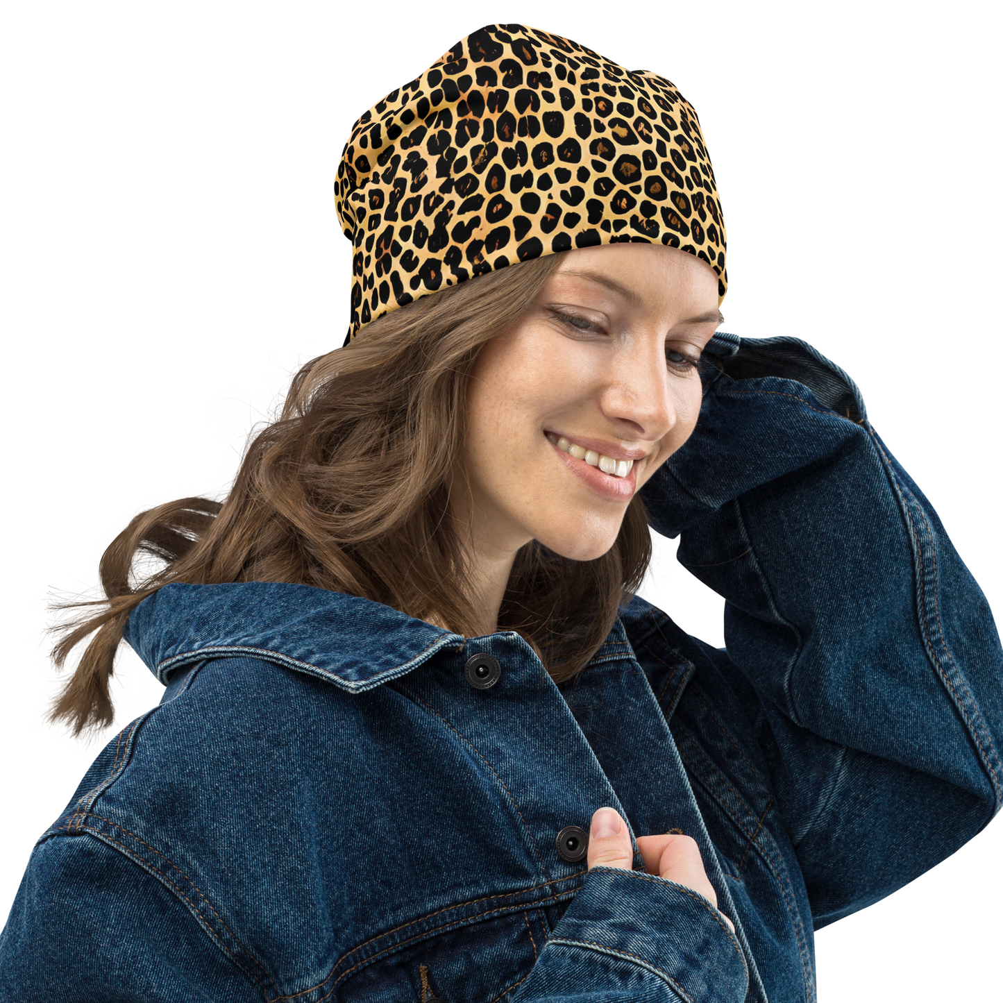 Beanie - Cheetah Mosaic