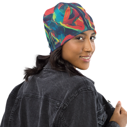 Beanie - Neon Aurora