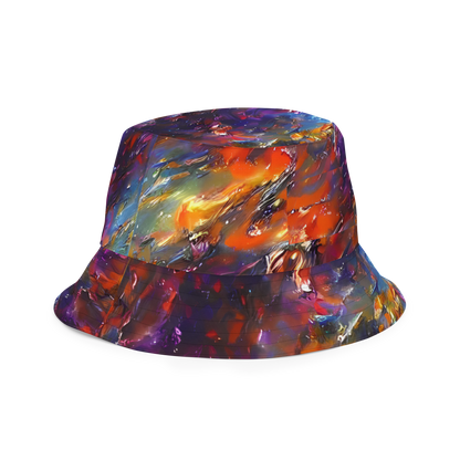 Reversible Bucket Hat - Auroral Ripples