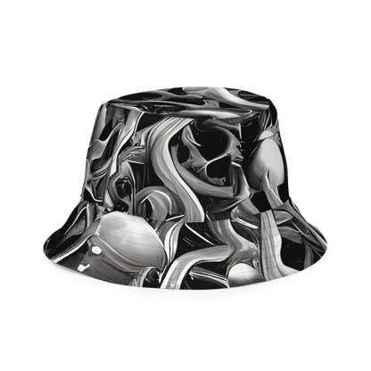 Reversible Bucket Hat - Fluid Monochrome