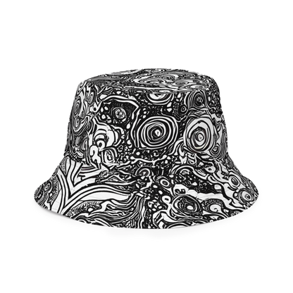 Reversible Bucket Hat - Swirling Stories