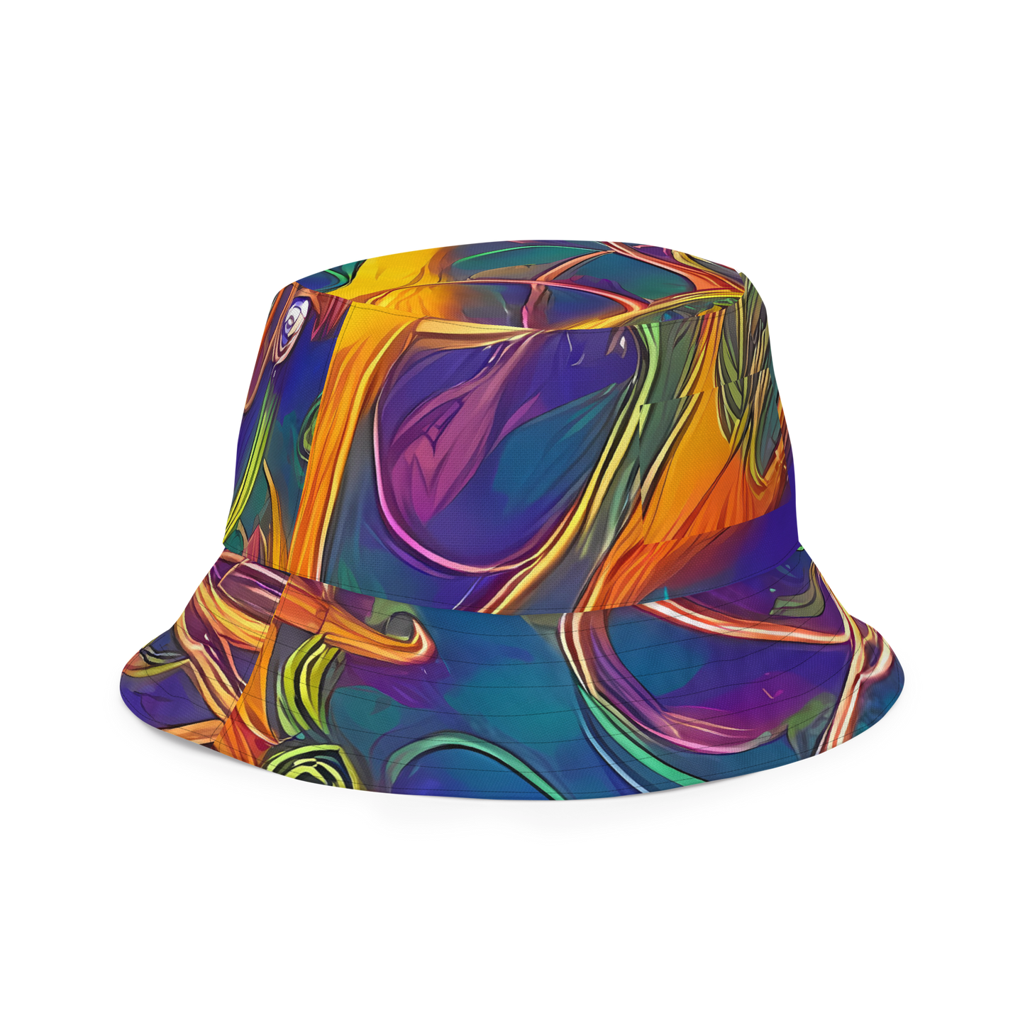 Reversible Bucket Hat - Luminous Whirl