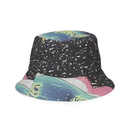 Reversible Bucket Hat - Lunar Waves