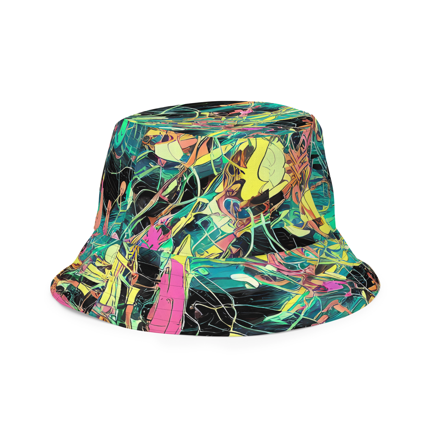 Reversible Bucket Hat - Cyborg Whirl