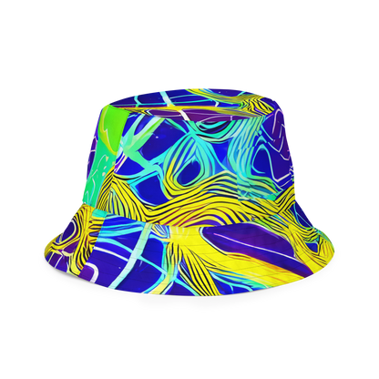 Reversible Bucket Hat - Neon Jungle Rhapsody