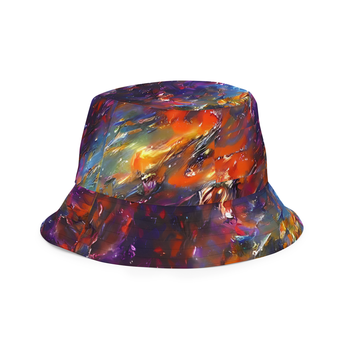 Reversible Bucket Hat - Auroral Ripples