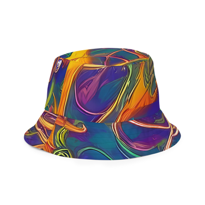 Reversible Bucket Hat - Luminous Whirl