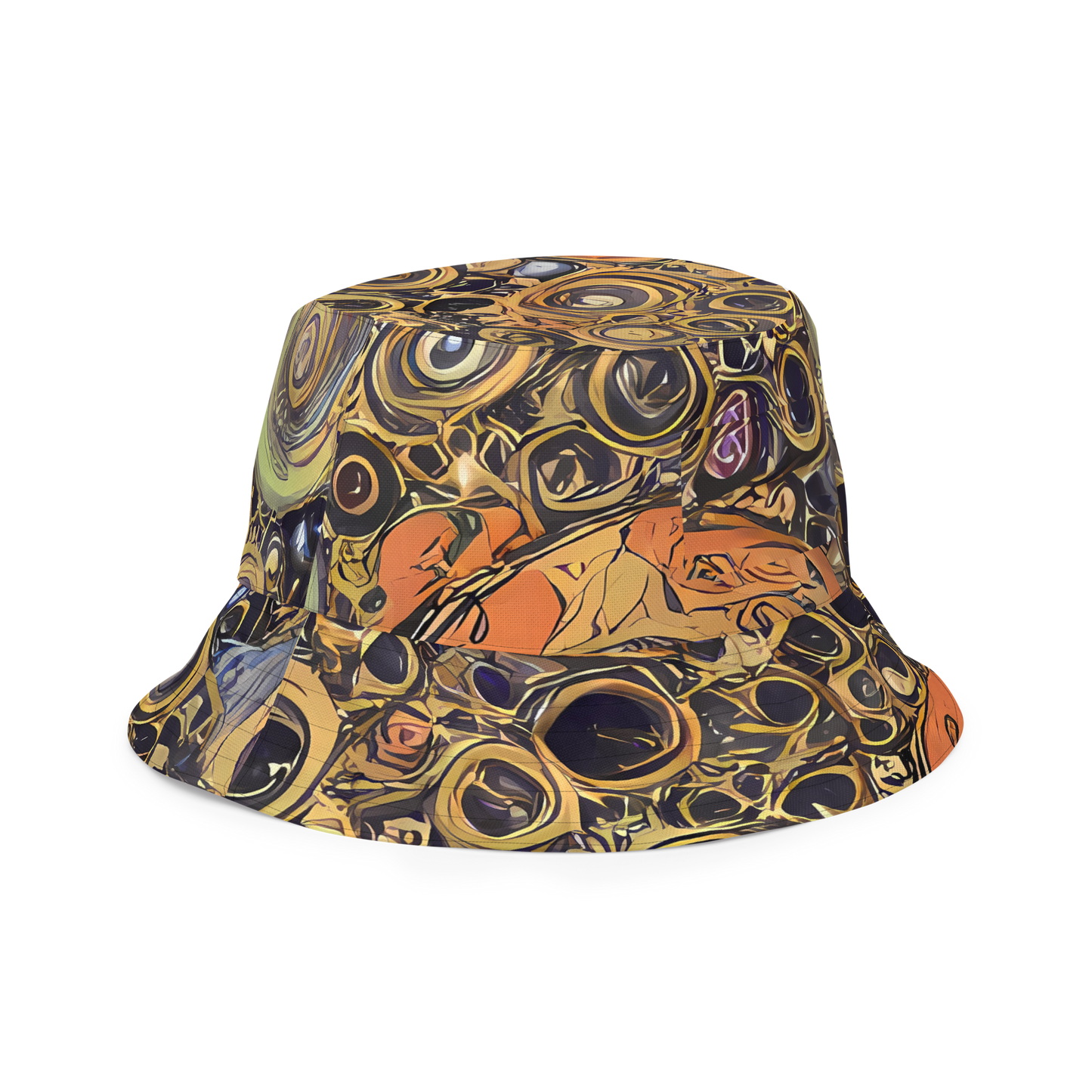 Reversible Bucket Hat - Crescent Echoes