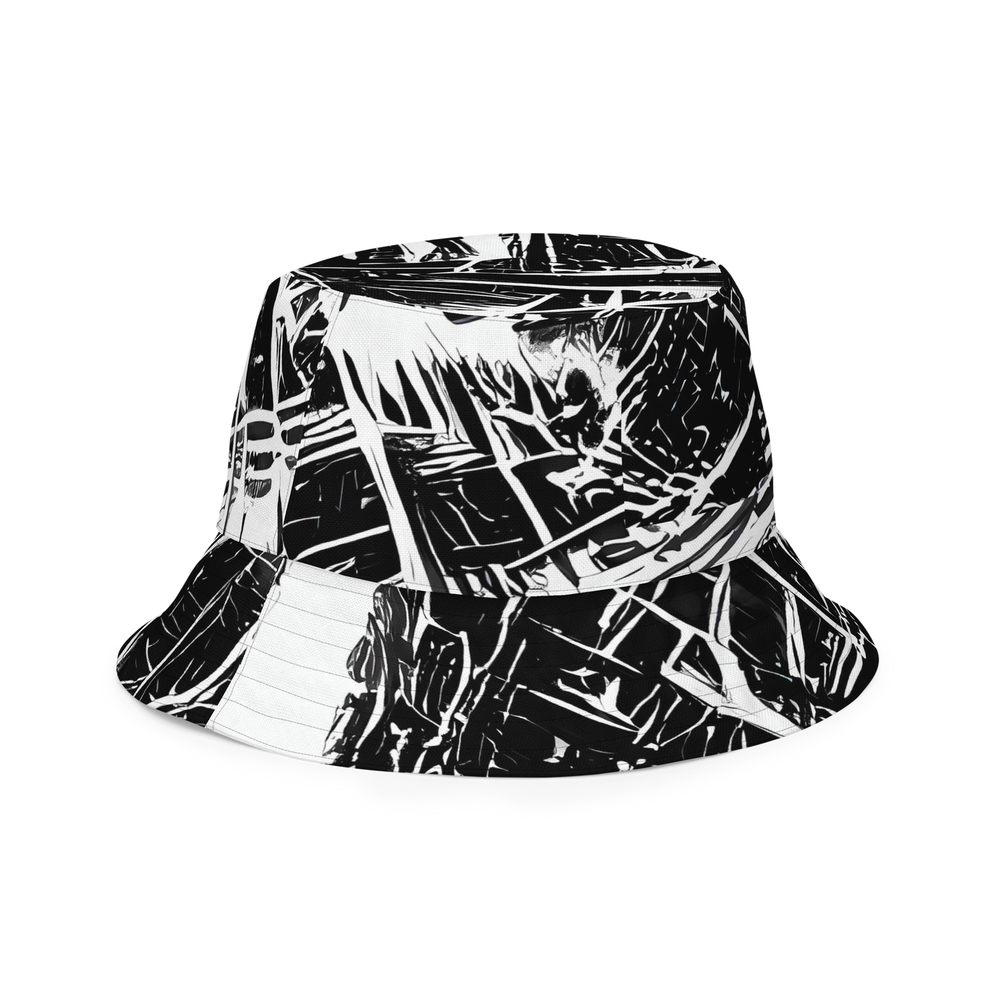 Reversible Bucket Hat - Ferriss Fractals