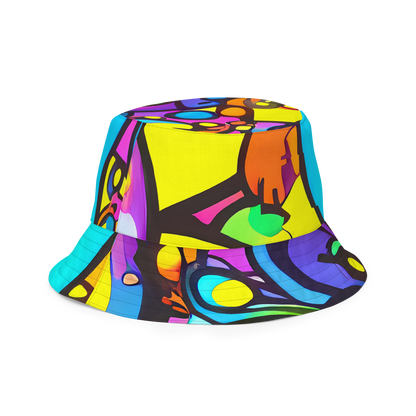 Reversible Bucket Hat - Kaleidoscopic Flow