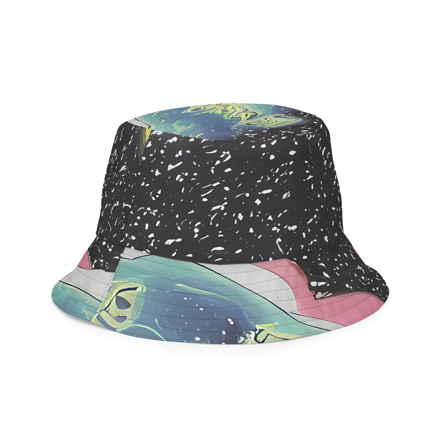 Reversible Bucket Hat - Lunar Waves