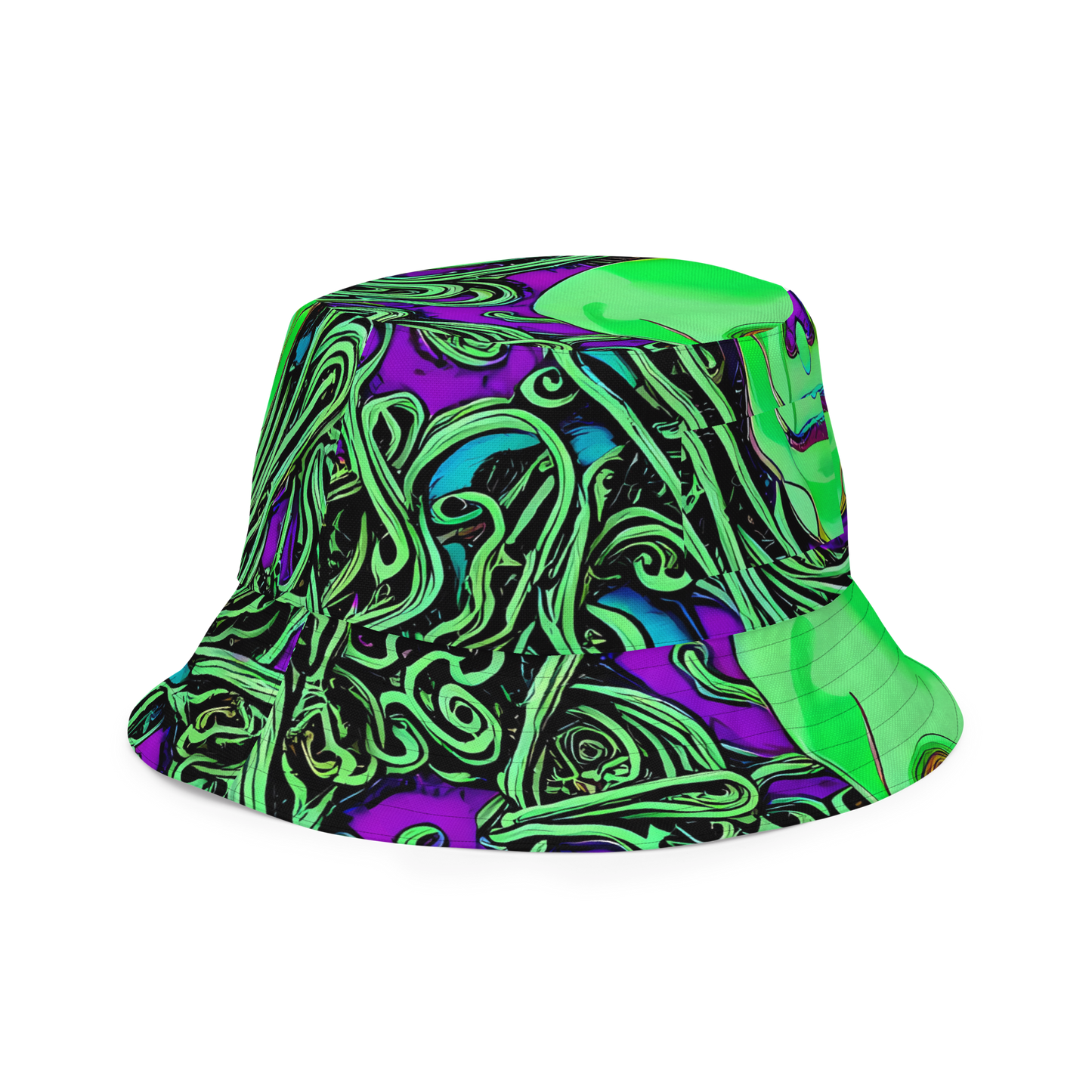 Reversible Bucket Hat - Ghostly Labyrinth