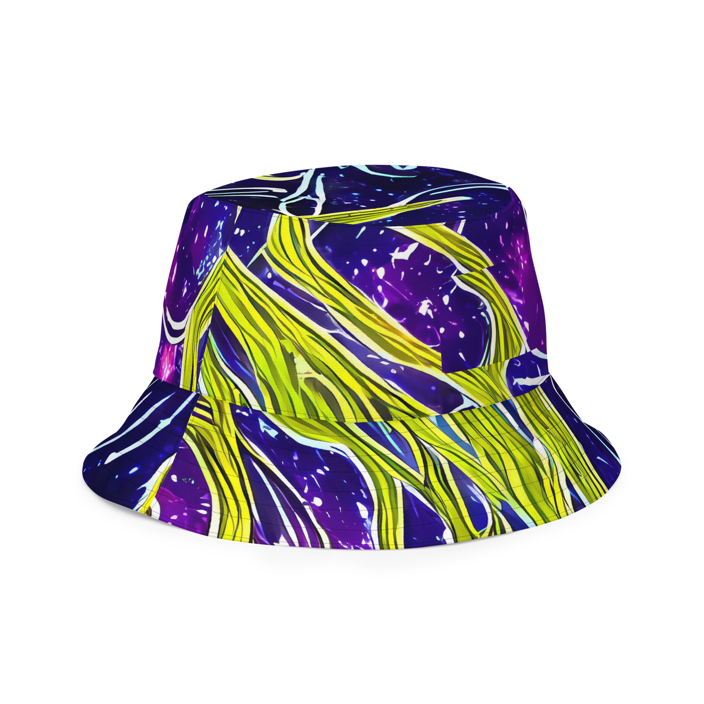 Reversible Bucket Hat - Celestial Scribbles