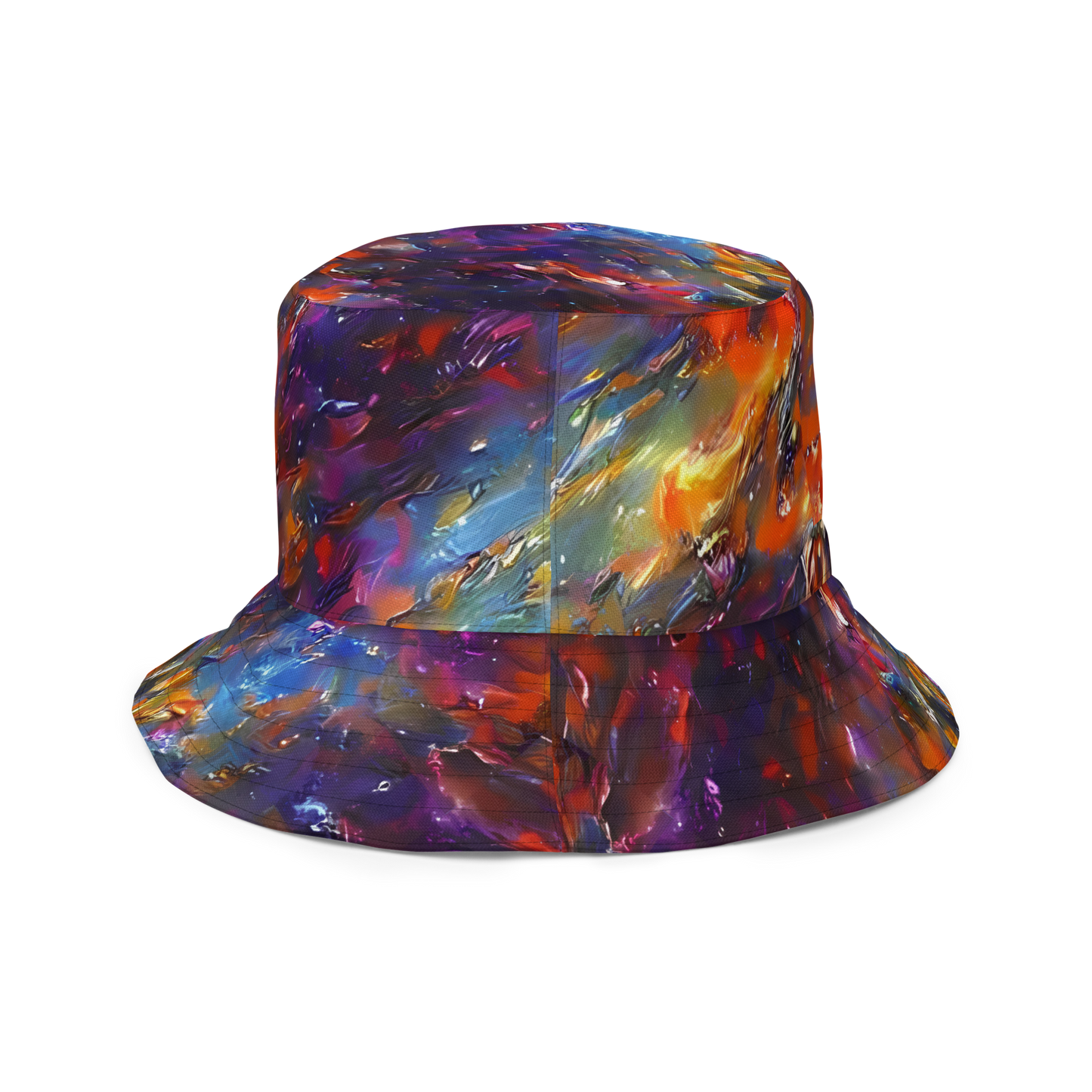 Reversible Bucket Hat - Auroral Ripples