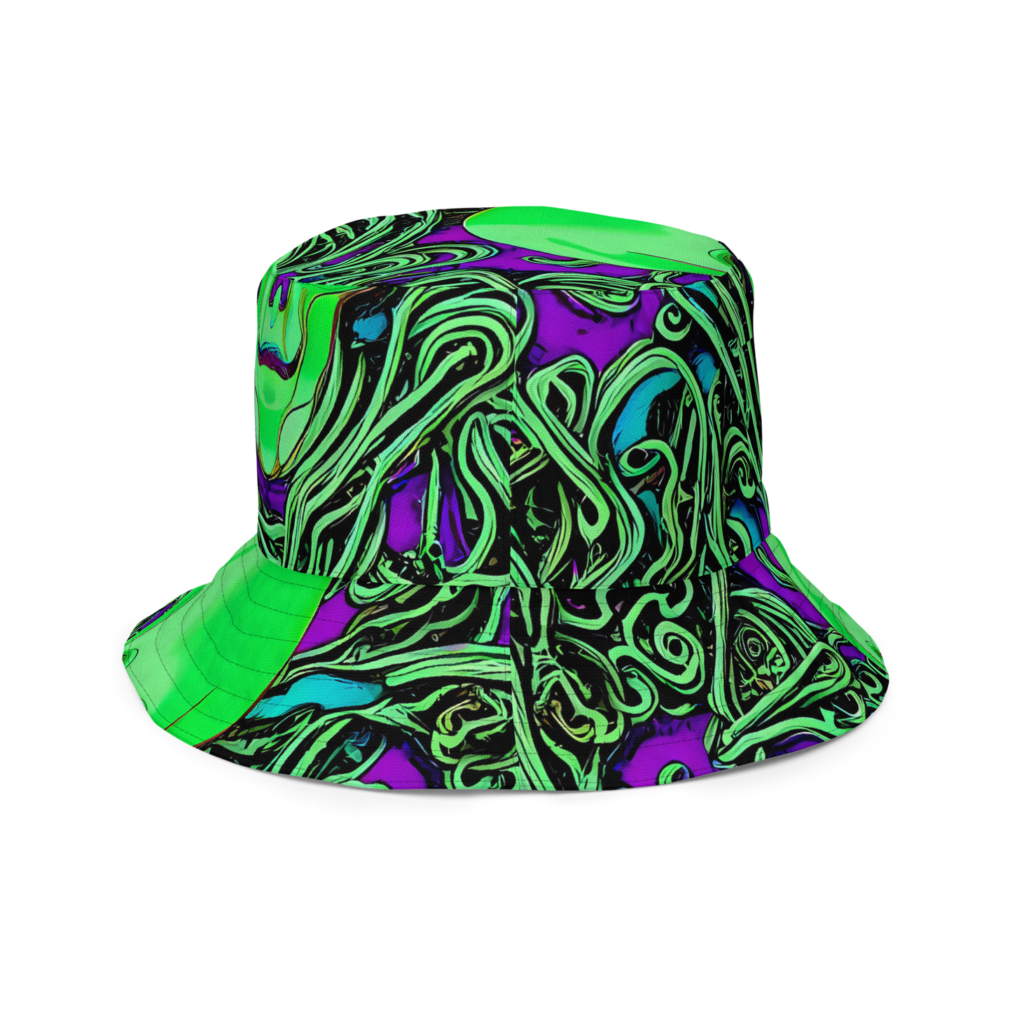 Reversible Bucket Hat - Ghostly Labyrinth