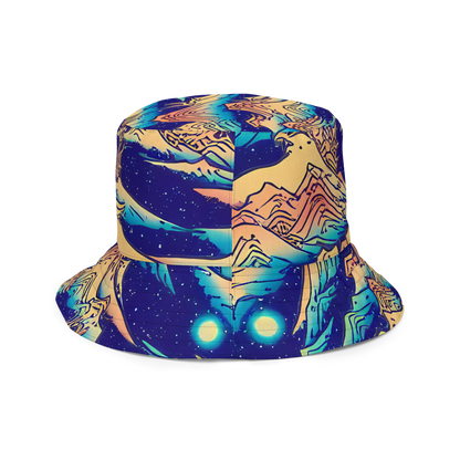 Reversible Bucket Hat - Mystical Mountain Mirage