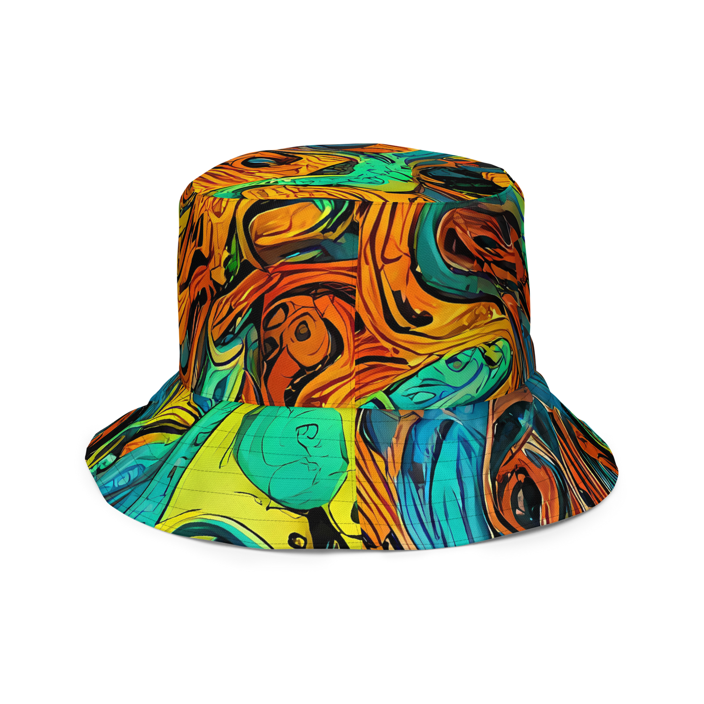 Reversible Bucket Hat - Flaming Mirage