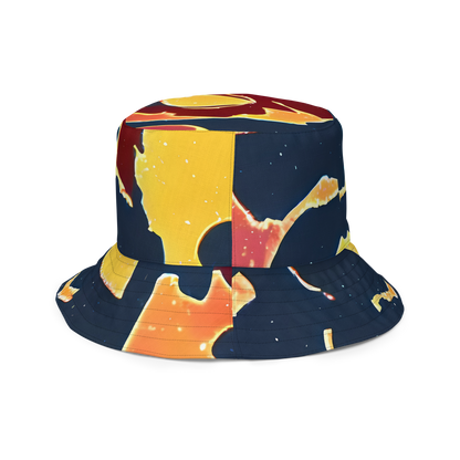 Reversible Bucket Hat - Sunset Silhouette