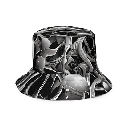 Reversible Bucket Hat - Fluid Monochrome