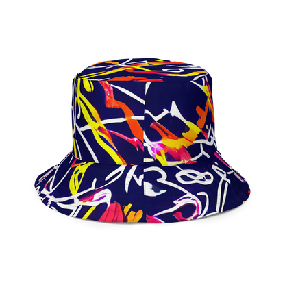 Reversible Bucket Hat - Neon Currents