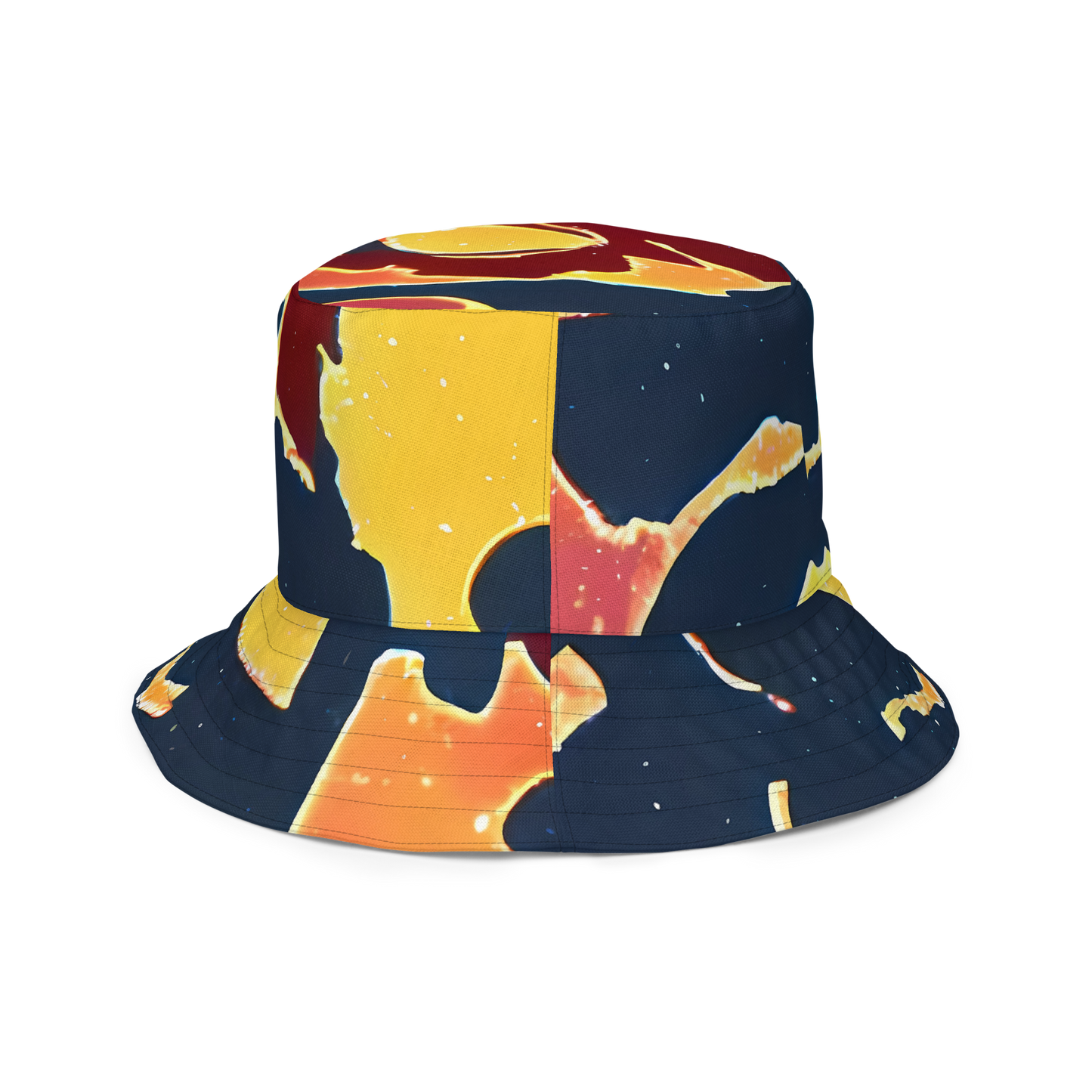 Reversible Bucket Hat - Sunset Silhouette