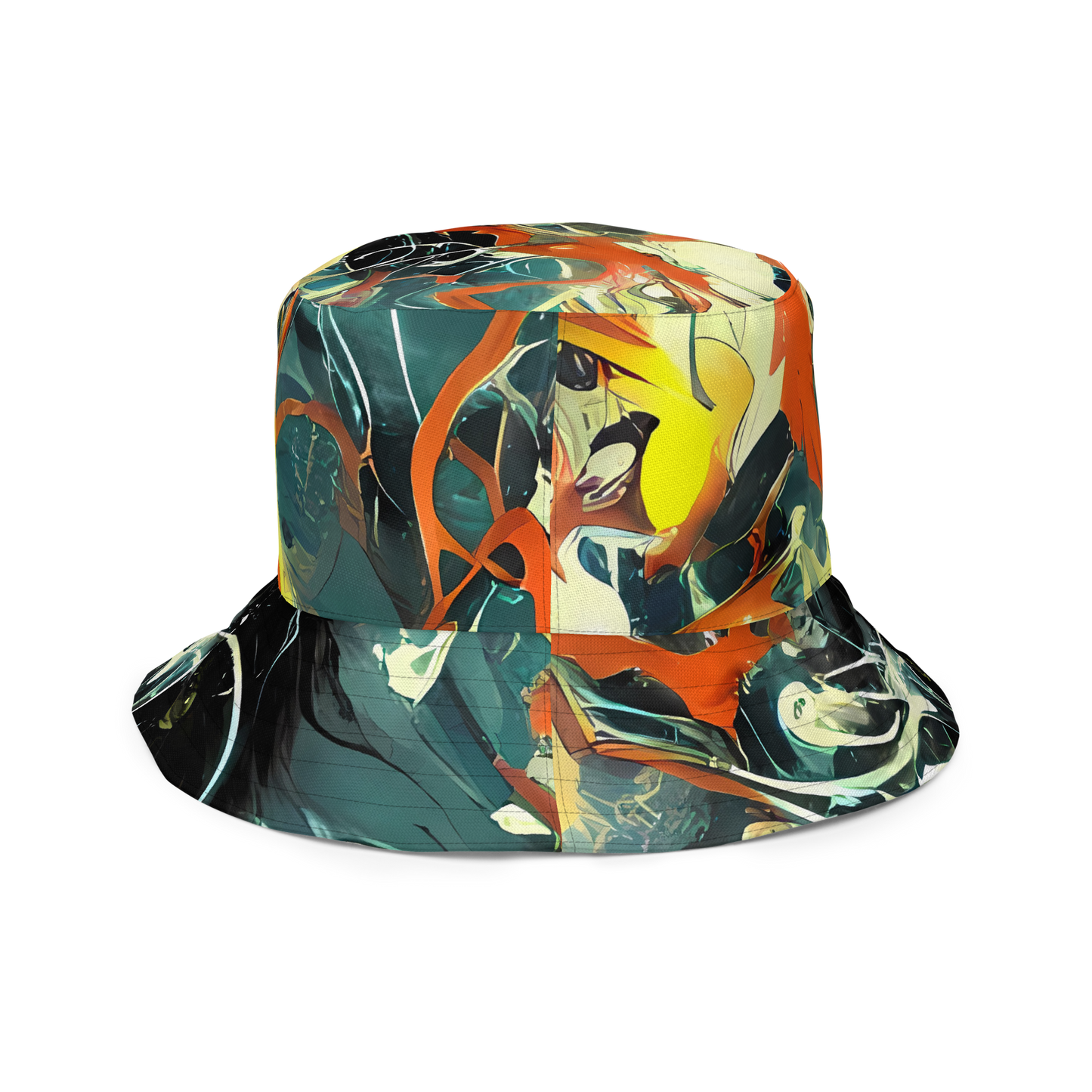 Reversible Bucket Hat - Fluid Firestorm