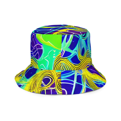 Reversible Bucket Hat - Neon Jungle Rhapsody