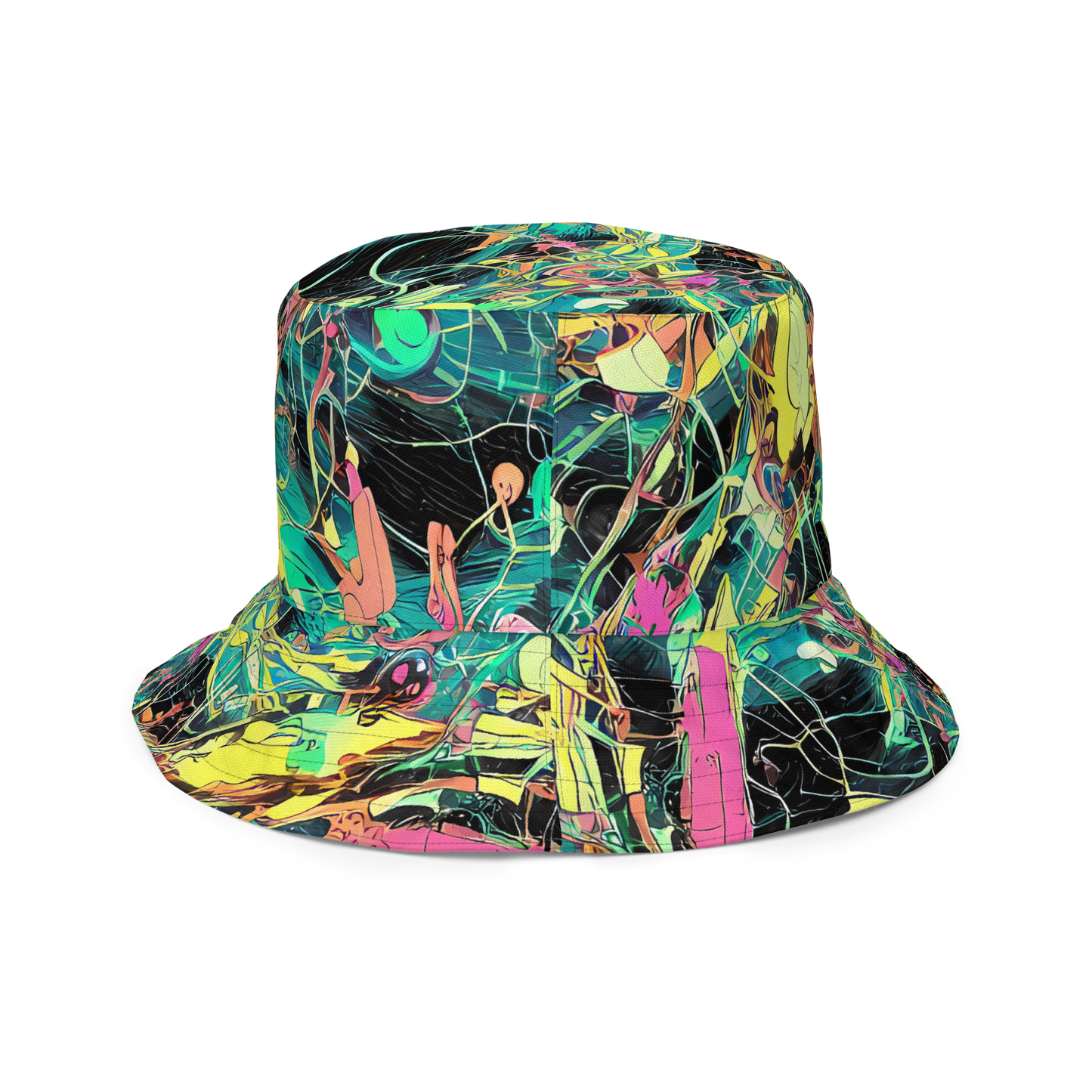 Reversible Bucket Hat - Cyborg Whirl