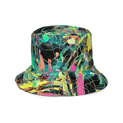 Reversible Bucket Hat - Cyborg Whirl