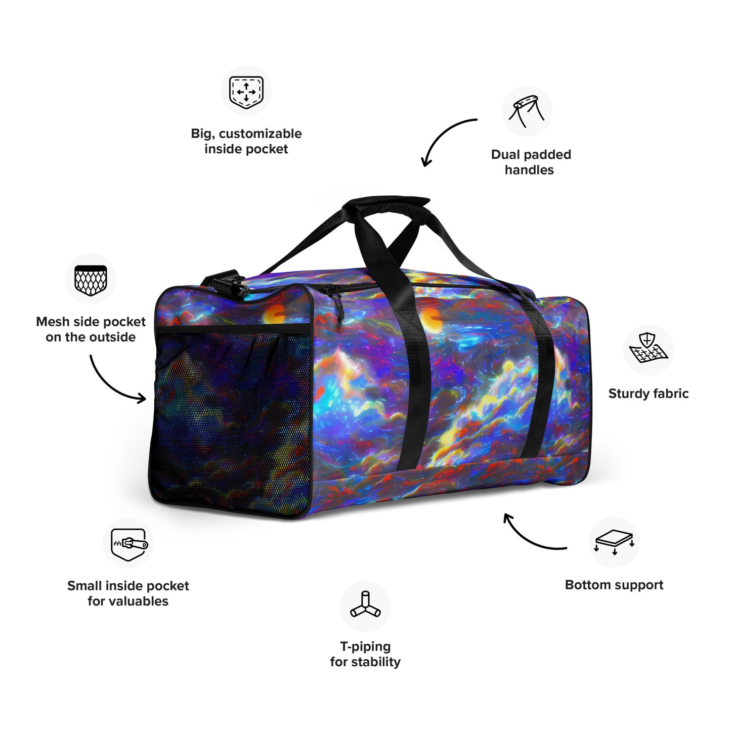 Duffle Bag - Nebula Dream