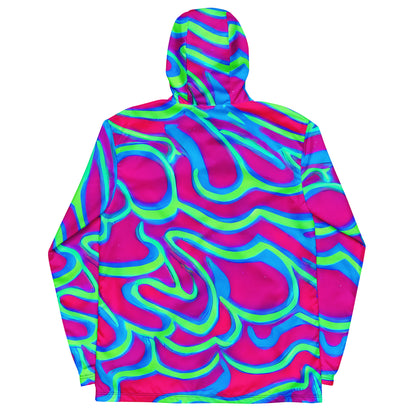 Men’s windbreaker - Aqua Flame