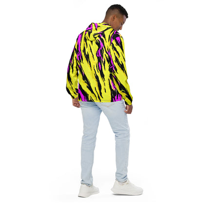 Men’s windbreaker - Electric Zebra