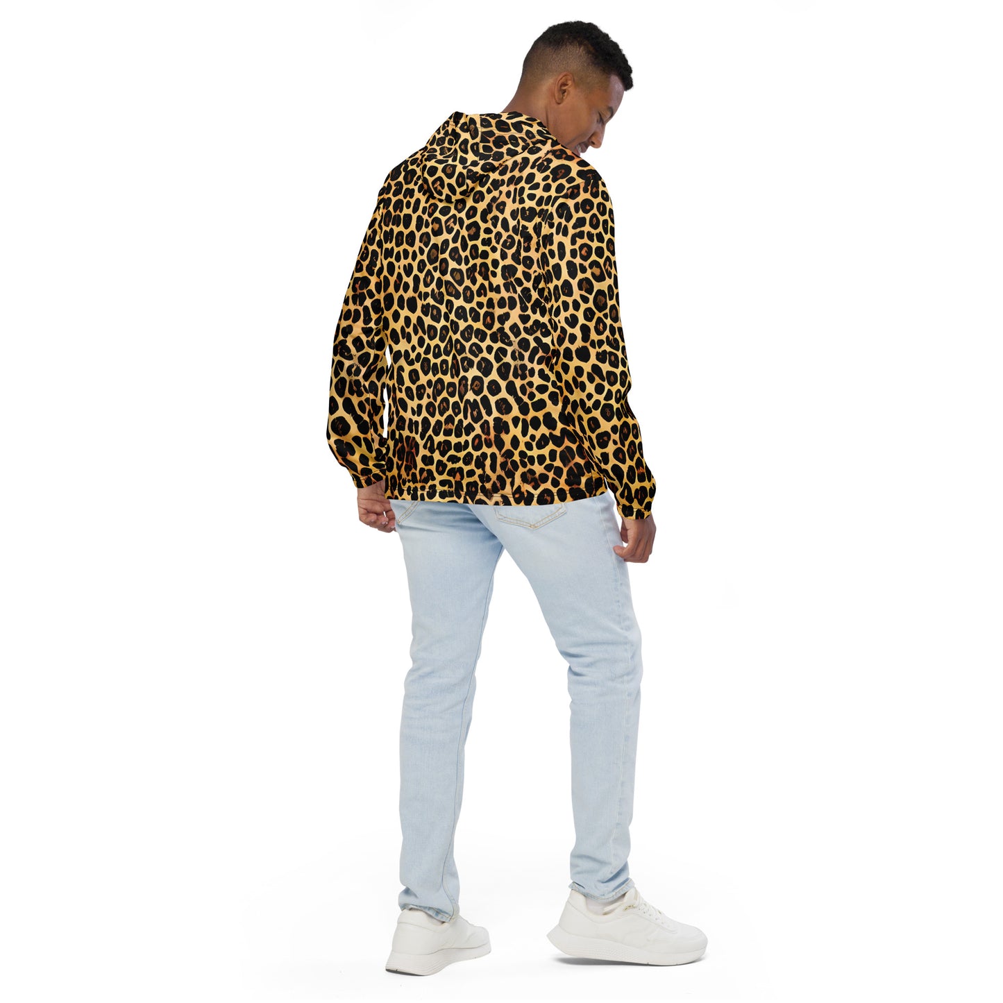 Men’s windbreaker - Mosaic Cheetah