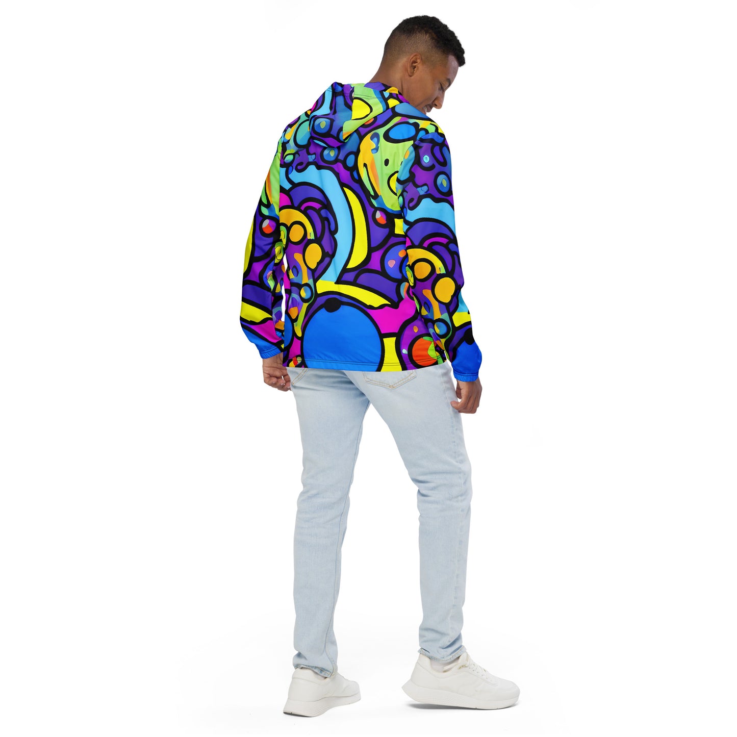 Men’s windbreaker - Mystic Marbles