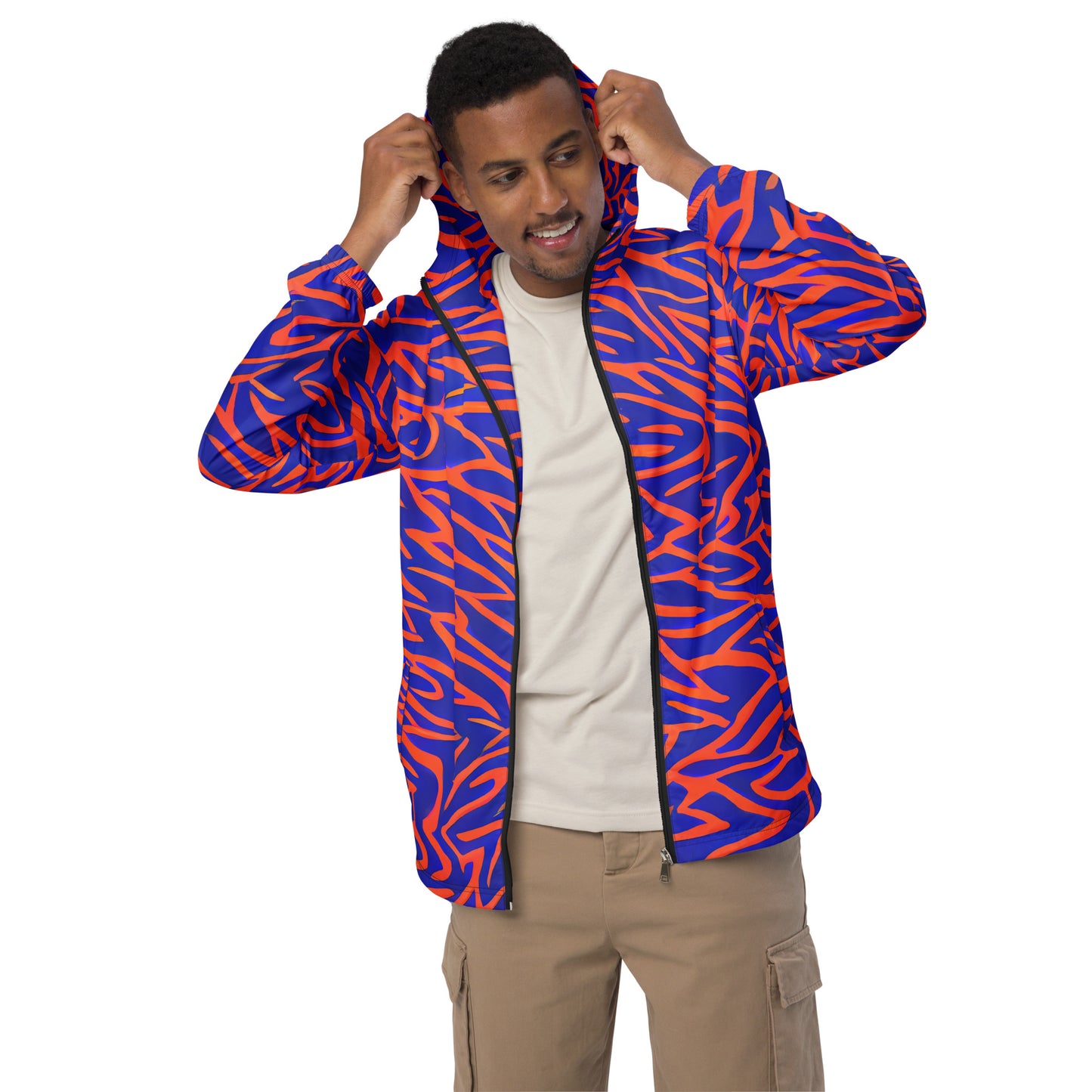 Men’s windbreaker - Azure Twist