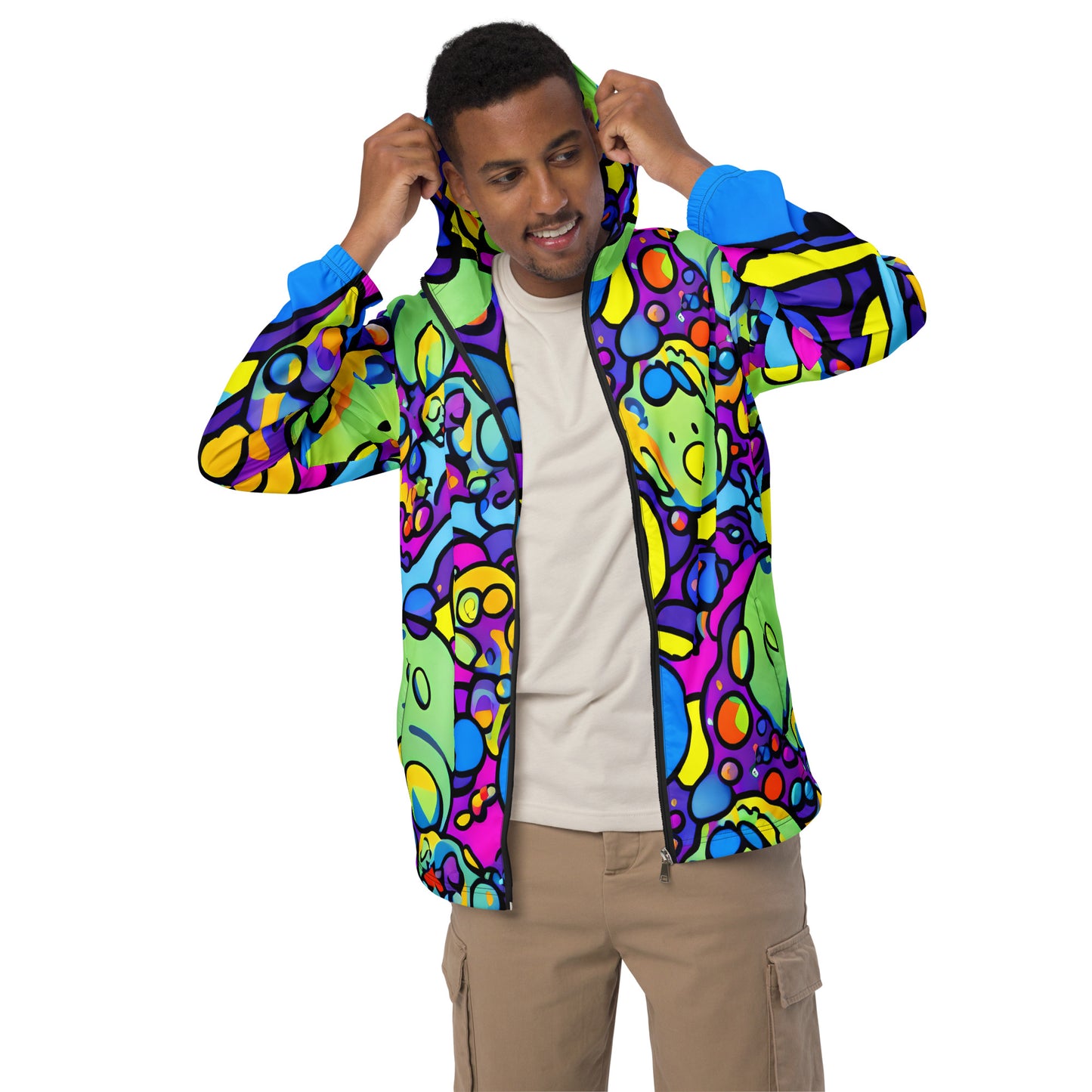 Men’s windbreaker - Mystic Marbles