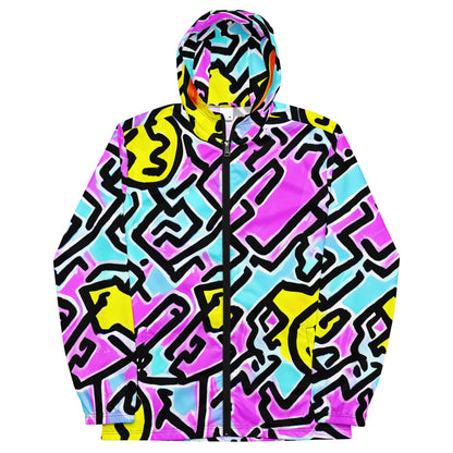 Men’s windbreaker - Punky Scribbles