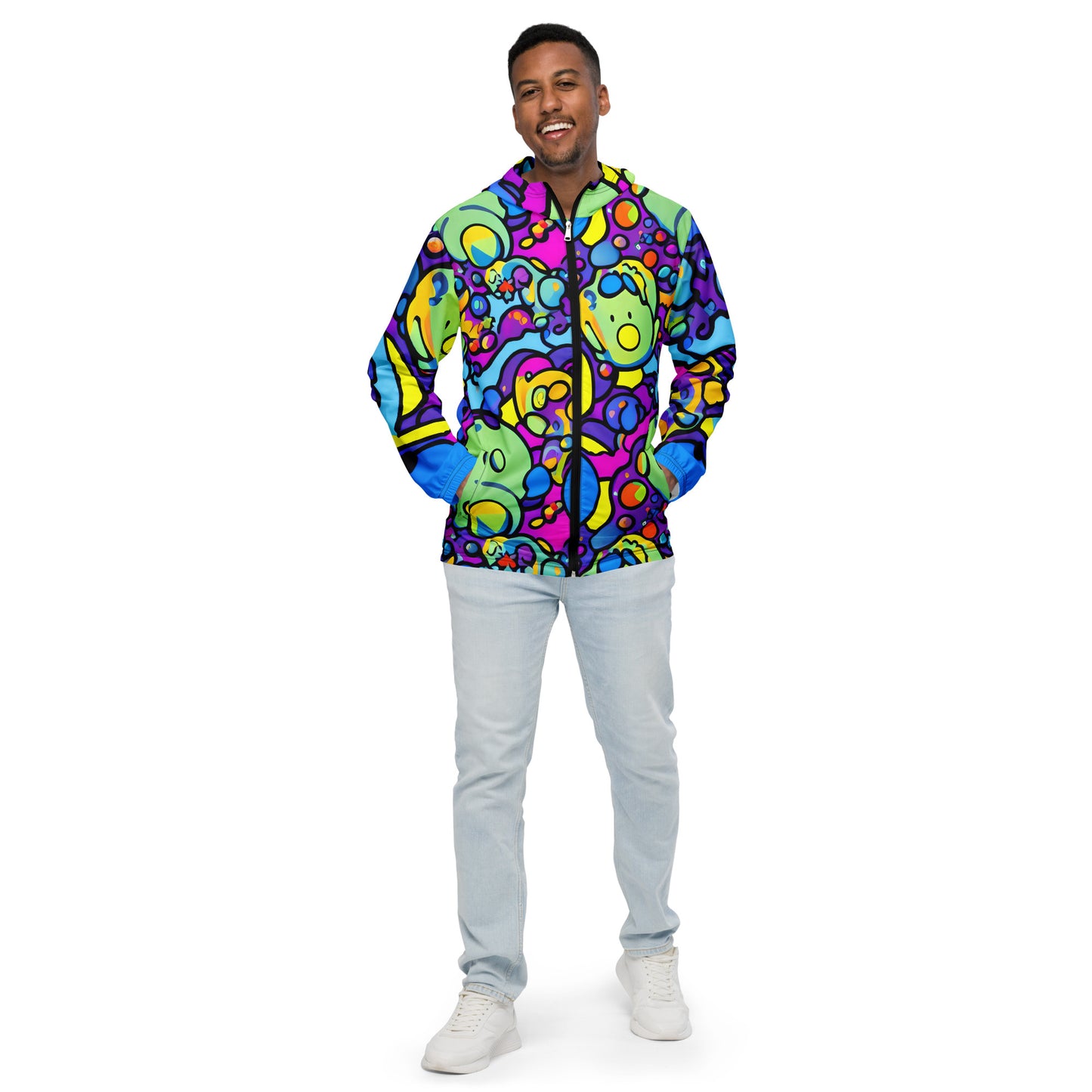 Men’s windbreaker - Mystic Marbles