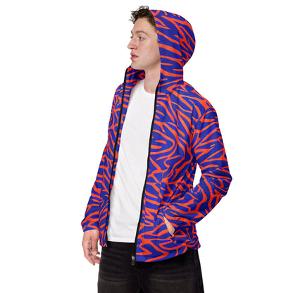 Men’s windbreaker - Azure Twist